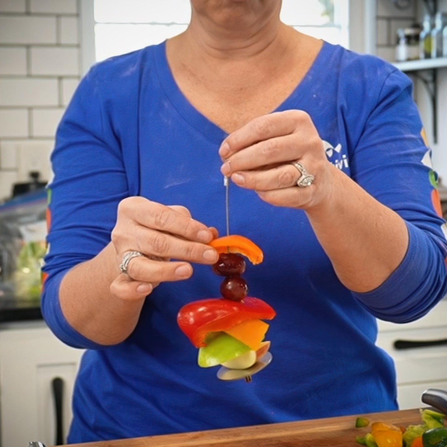 Bundle - Set of 2 Food Base Cables with Fruit & Vegetable Corer - Small/Medium