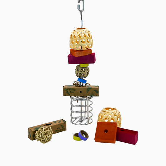 Bitsy Beak Buffet (Small Bird Foraging Toy)