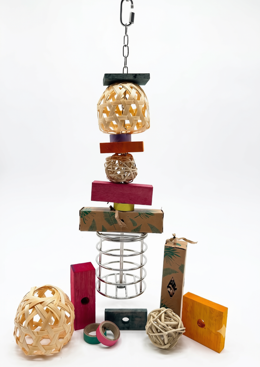 Bitsy Beak Buffet (Small Bird Foraging Toy)