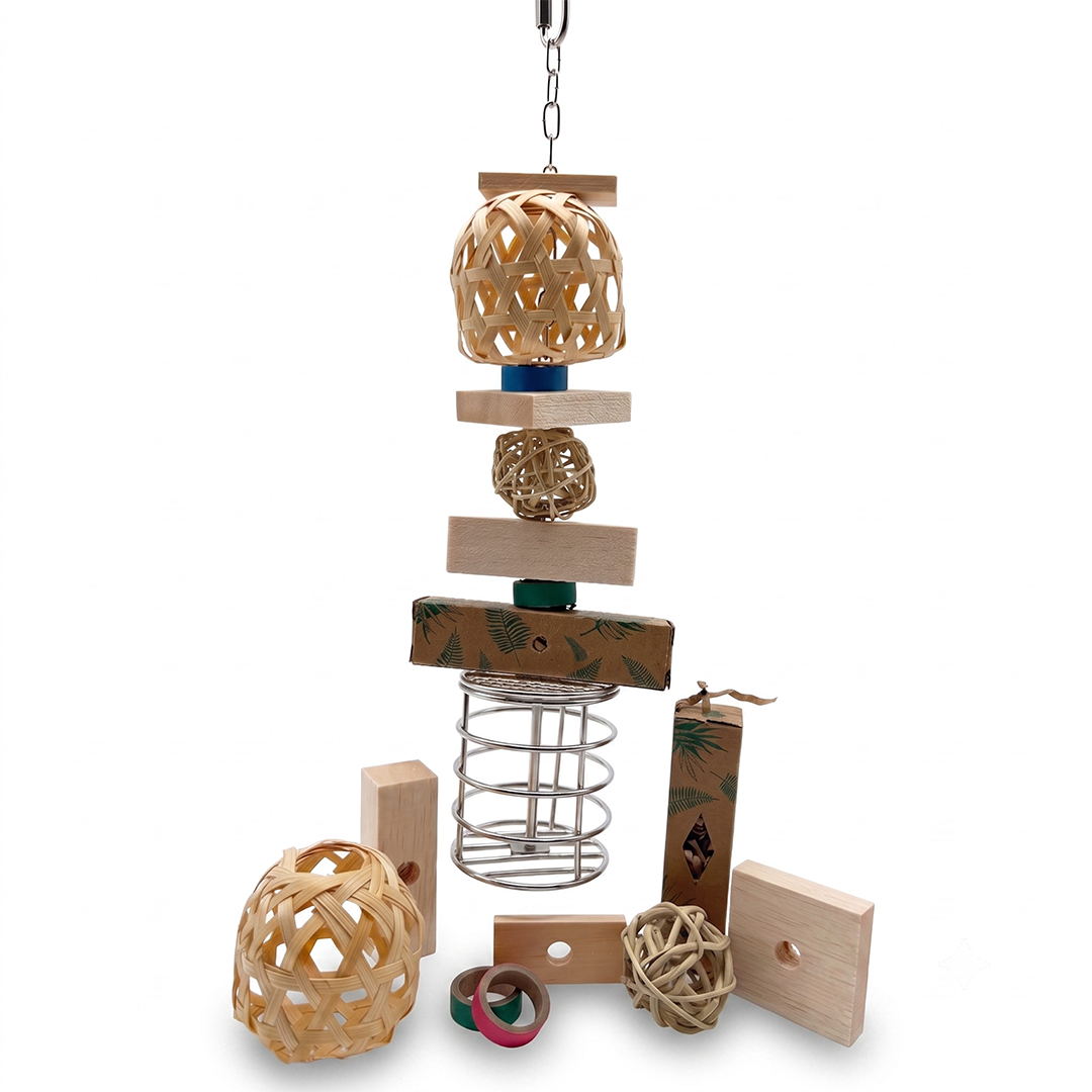 Bitsy Beak Buffet (Small Bird Foraging Toy)